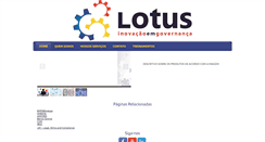 Desktop Screenshot of lotusgestao.com